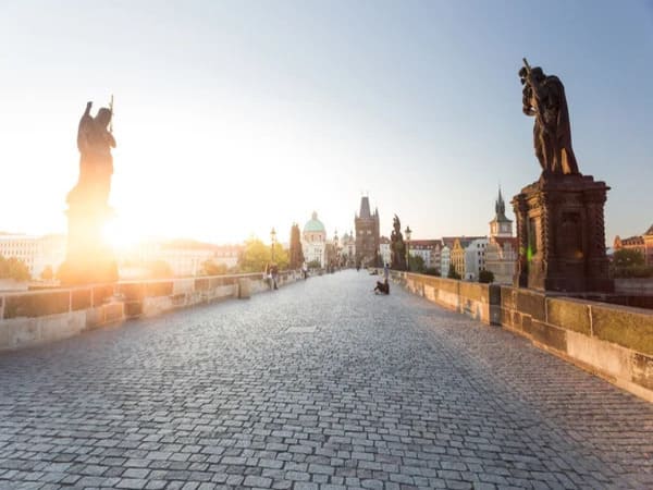 Take a stroll through the Old Town early in the morning